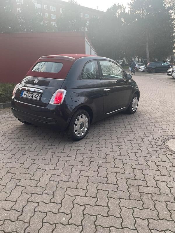 Schwarz Gebraucht 2010 Fiat 500 Cabrio | 4.800 € (Fairer Preis) - Bild 1/4
