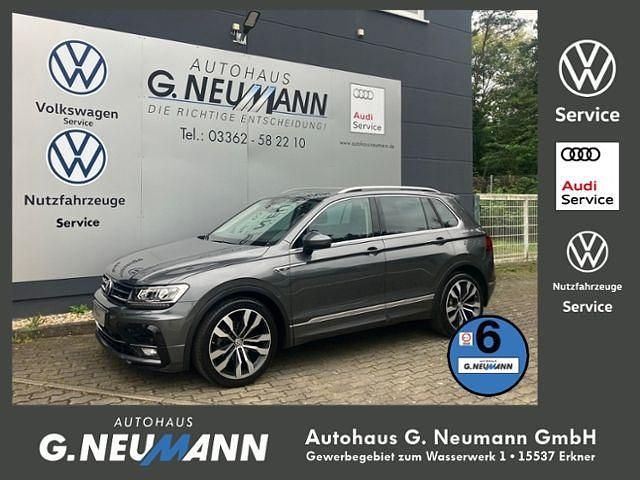 Grau Gebraucht 2018 VW Tiguan Highline SUV | 21.989 € (Fairer Preis) - Bild 1/4