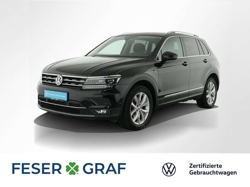 Gebraucht VW Tiguan Highline 190 PS (139 kW) 2019 Deep black perleffekt SUV