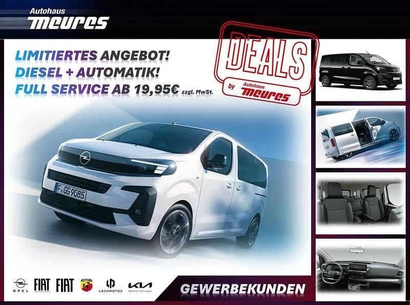 Weiß Neu 2025 Opel Zafira Life Edition Van | 40.990 € (Teuer) - Bild 1/4