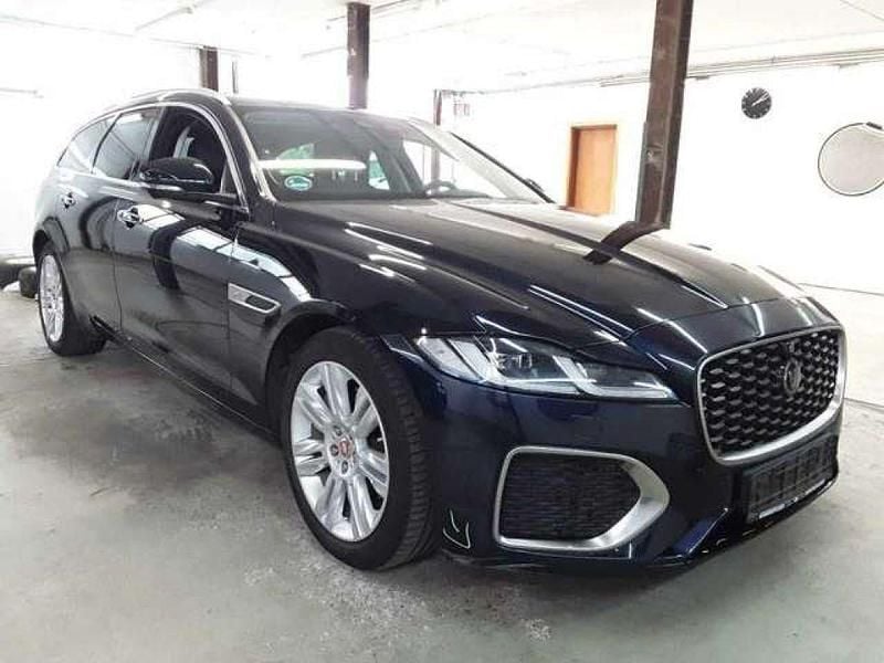 Portofino blue (metallic) Gebraucht 2021 Jaguar XF S Kombi | 25.990 € (Guter Preis) - Bild 1/4