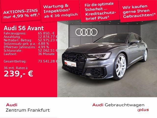 Daytonagrau perleffekt Gebraucht 2024 Audi S6 Sport Kombi | 65.850 € (Superpreis) - Bild 1/2