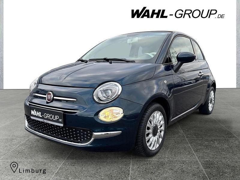 Blau Gebraucht 2017 Fiat 500 Lounge Cabrio | 9.480 € (Fairer Preis) - Bild 1/4