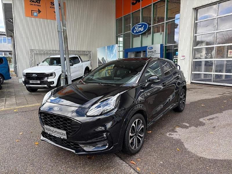 Schwarz Gebraucht 2021 Ford Puma ST-Line SUV | 17.989 € (Etwas zu teuer) - Bild 1/4