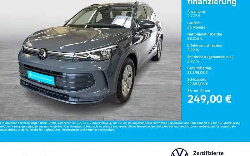 Brugt VW Tiguan 131 HK (96 kW) 2025 Grå SUV