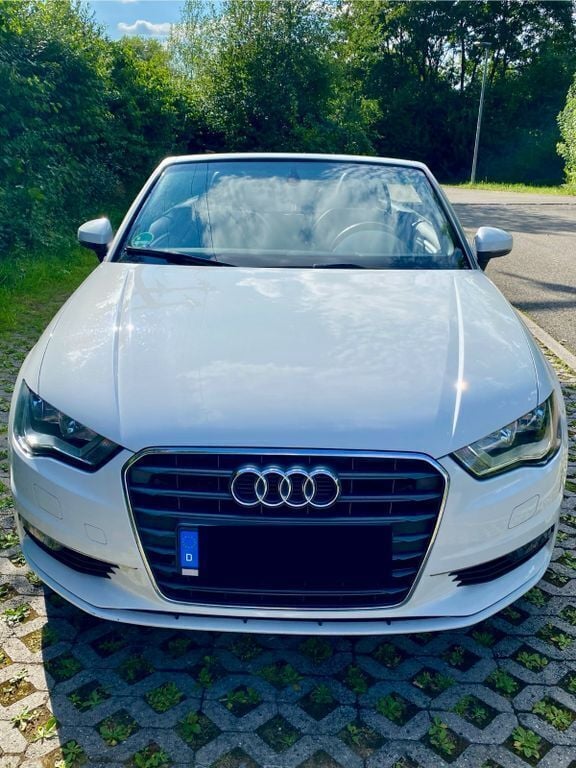 Weiß Gebraucht 2014 Audi A3 Cabriolet Ambition Cabrio | 12.990 € (Superpreis) - Bild 1/4