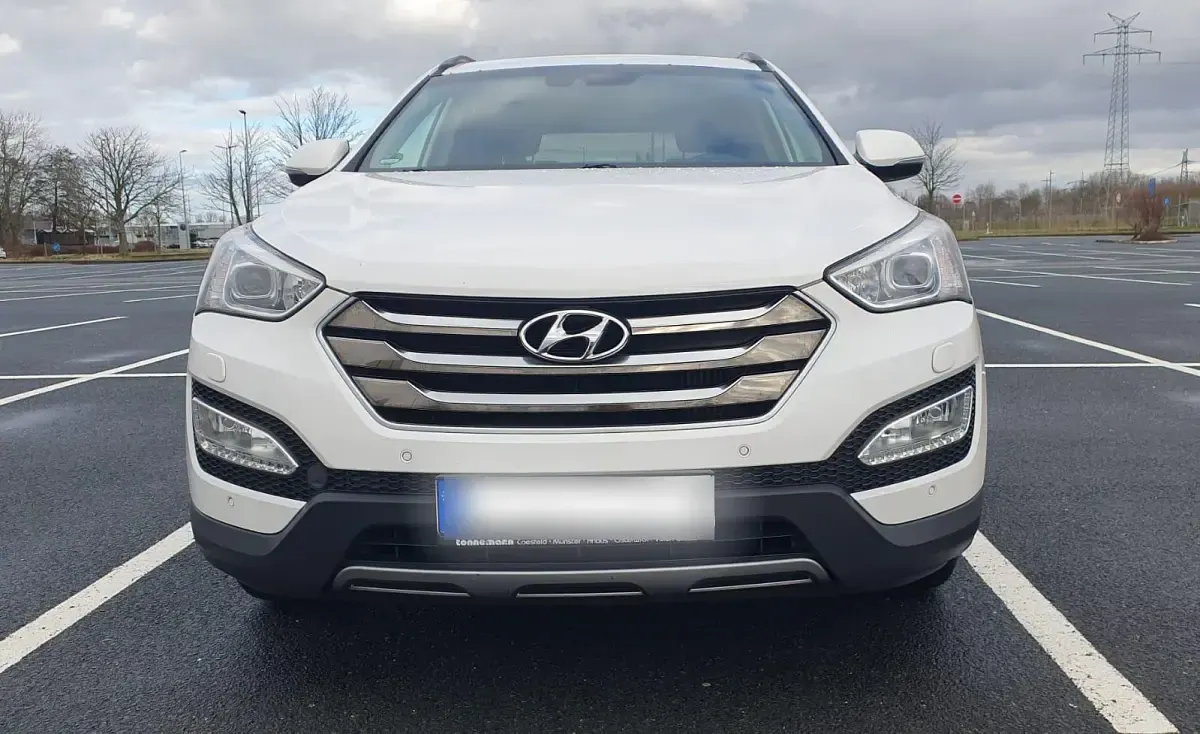 Gebraucht Hyundai Santa Fe Premium 197 PS (144 kW) 2015 Weiß SUV