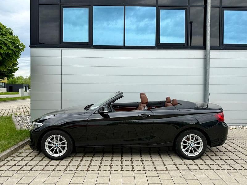 Schwarz Gebraucht 2016 BMW 218 Cabrio | 17.999 € (Fairer Preis) - Bild 1/4