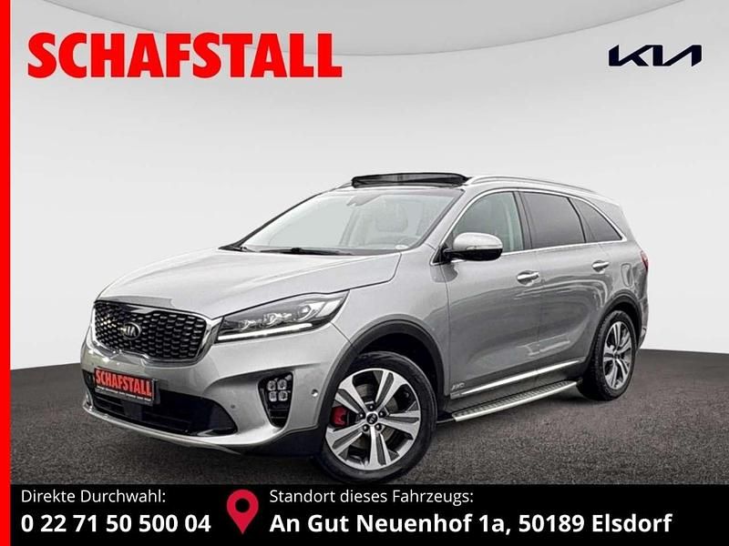 Grau ((klg) stahlgrau met) Gebraucht 2020 Kia Sorento GT-Line SUV | 32.479 € (Fairer Preis) - Bild 1/3
