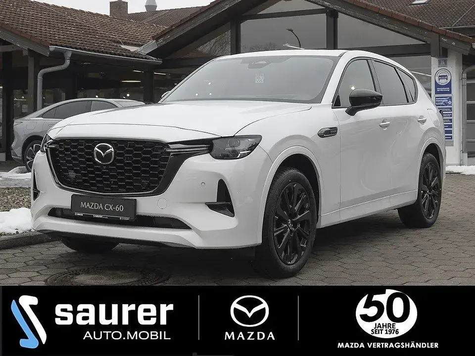 Neu Mazda CX-60 Homura-Line 328 PS (241 kW) 2025 Weiß SUV