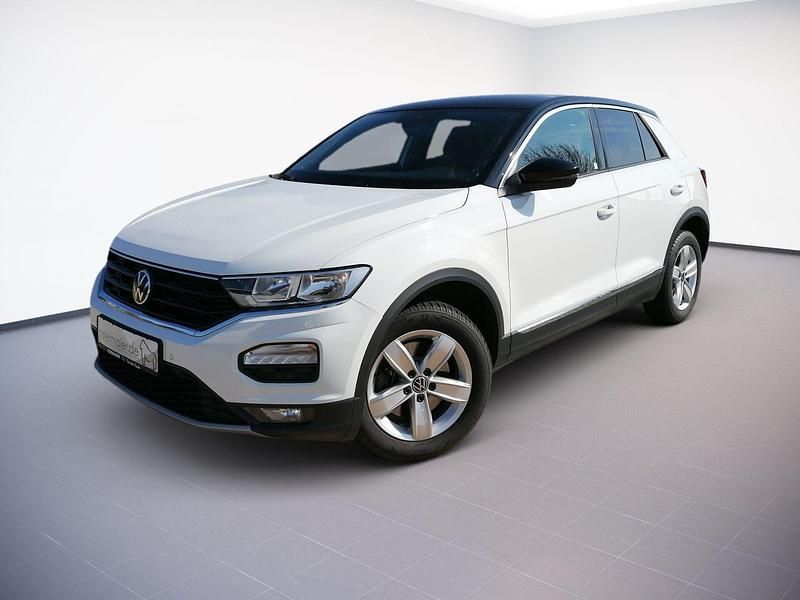 Gebraucht VW T-Roc Sportline 150 PS (110 kW) 2021 Pure white schwarz SUV