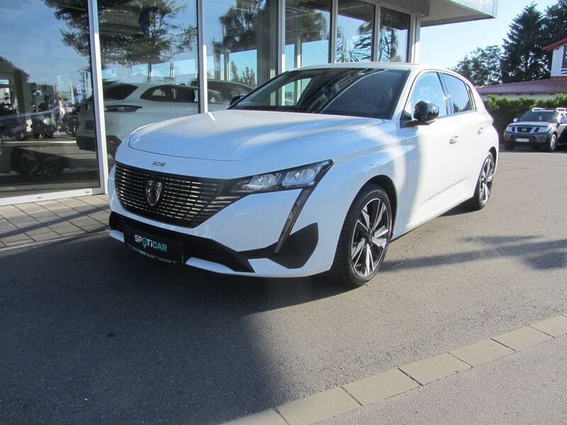 Lack weiss Gebraucht 2022 Peugeot 308 Allure Limousine | 20.300 € (Etwas zu teuer) - Bild 1/4