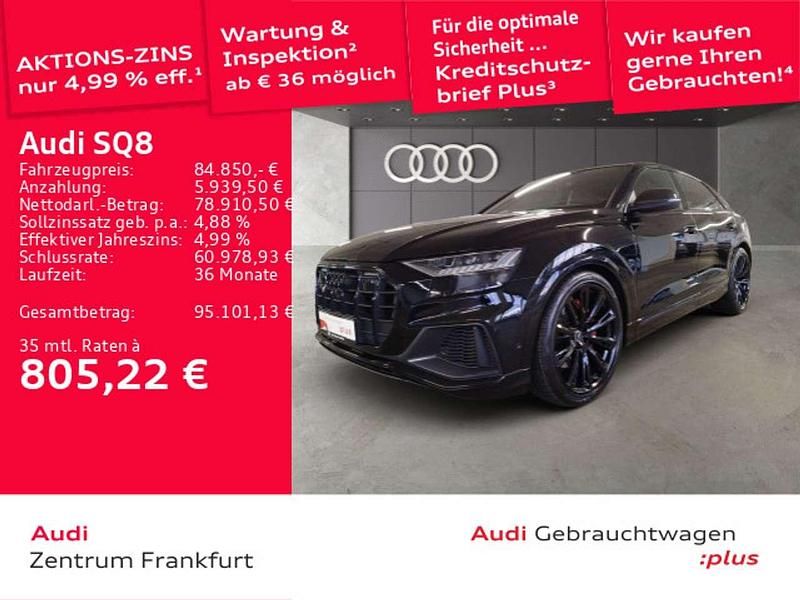 Gebraucht Audi SQ8 Competition 507 PS (372 kW) 2023 Mythosschwarz metallic SUV
