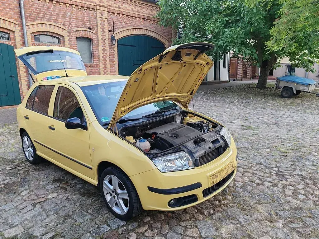 Gebraucht Skoda Fabia Sport 75 PS (55 kW) 2006 Gelb Limousine
