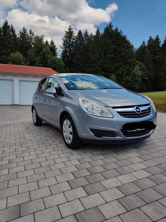 Grau Gebraucht 2009 Opel Corsa Selection Limousine | 1.000 € (Superpreis) - Bild 1/4