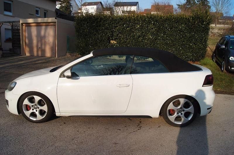 Weiß Gebraucht 2012 VW Golf Cabriolet GTI Cabrio | 7.000 € (Guter Preis) - Bild 1/4