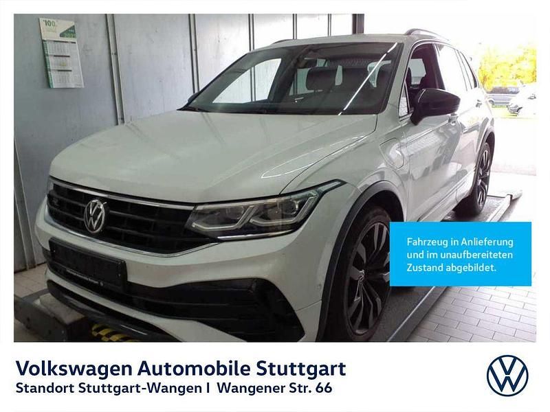 Oryxwhite perlmutteffekt Gebraucht 2021 VW Tiguan R-line SUV | 34.930 € (Fairer Preis) - Bild 1/4