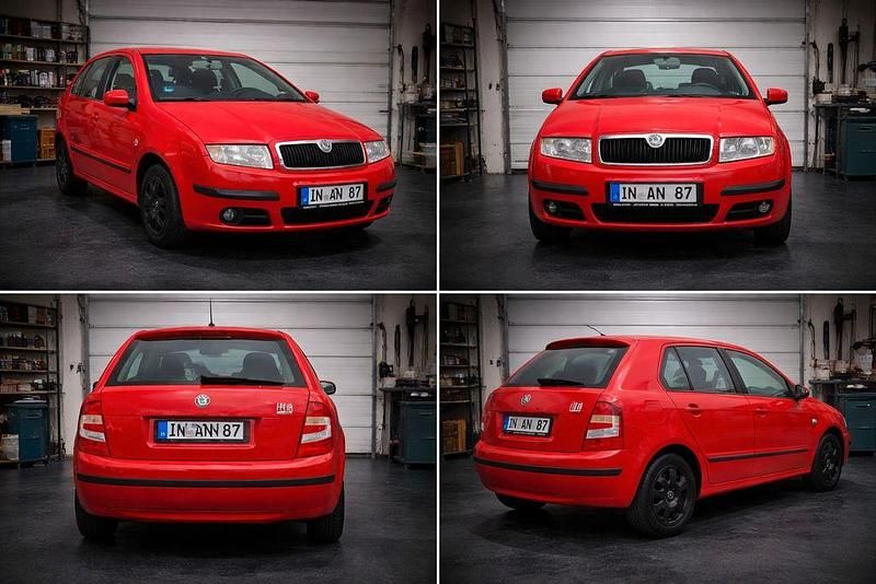 Gebraucht Skoda Fabia Elegance 75 PS (55 kW) 2006 Rot Limousine