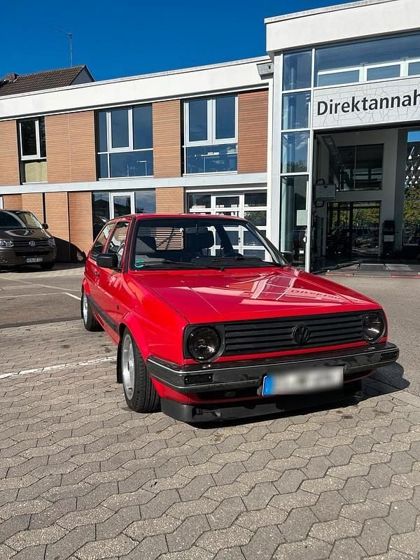 Rot Gebraucht 1988 VW Golf II Kleinwagen | 6.950 € - Bild 1/4