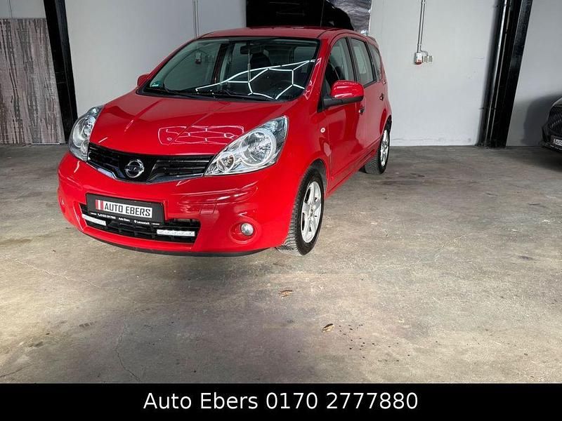 Gebraucht Nissan Note Acenta 88 PS (64 kW) 2010 Rot Kleinwagen