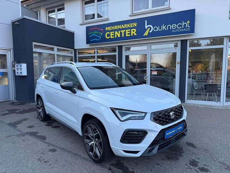 Gebraucht Seat Ateca FR 150 PS (110 kW) 2021 "nevada" weiss SUV