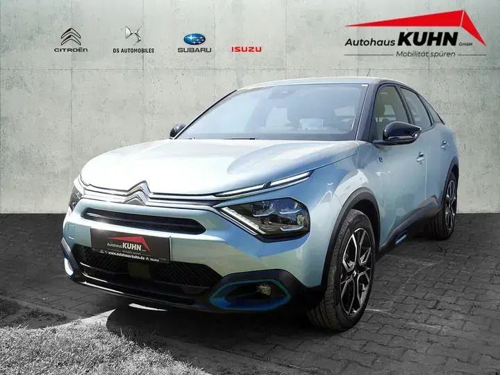 Blau Gebraucht 2022 Citroën e-C4 Feel Limousine | 17.490 € (Guter Preis) - Bild 1/4
