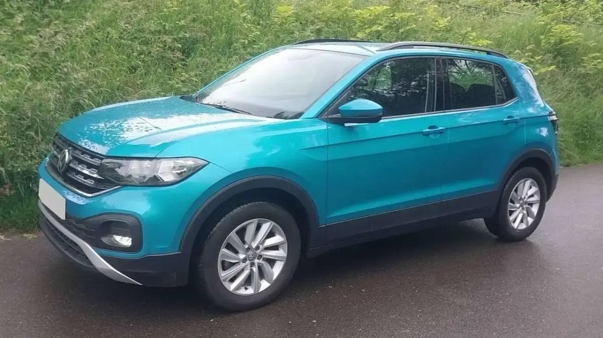 Gebraucht VW T-Cross Life 95 PS (69 kW) 2019 Blau SUV