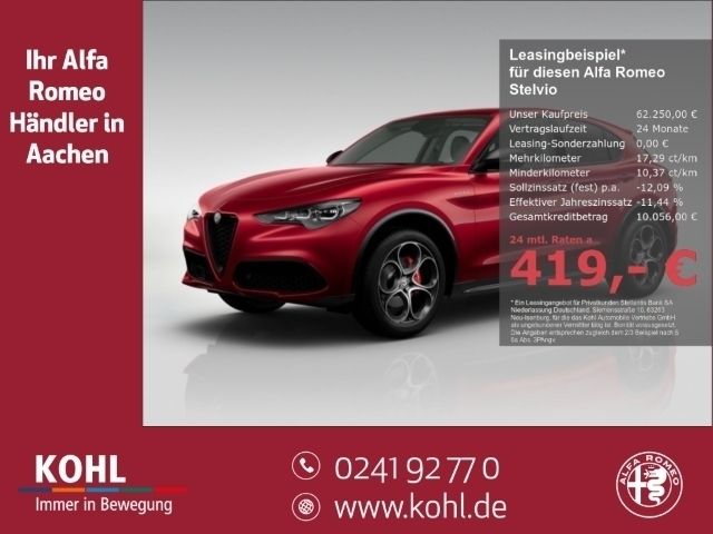 Rot Neu 2024 Alfa Romeo Stelvio Veloce SUV | 62.250 € - Bild 1/4