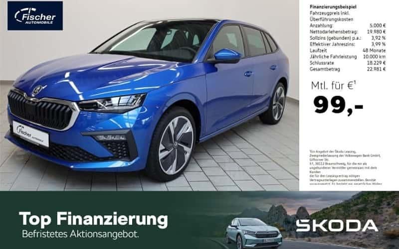 Blau Neu 2025 Skoda Scala Selection Kleinwagen | 24.480 € (Teuer) - Bild 1/4