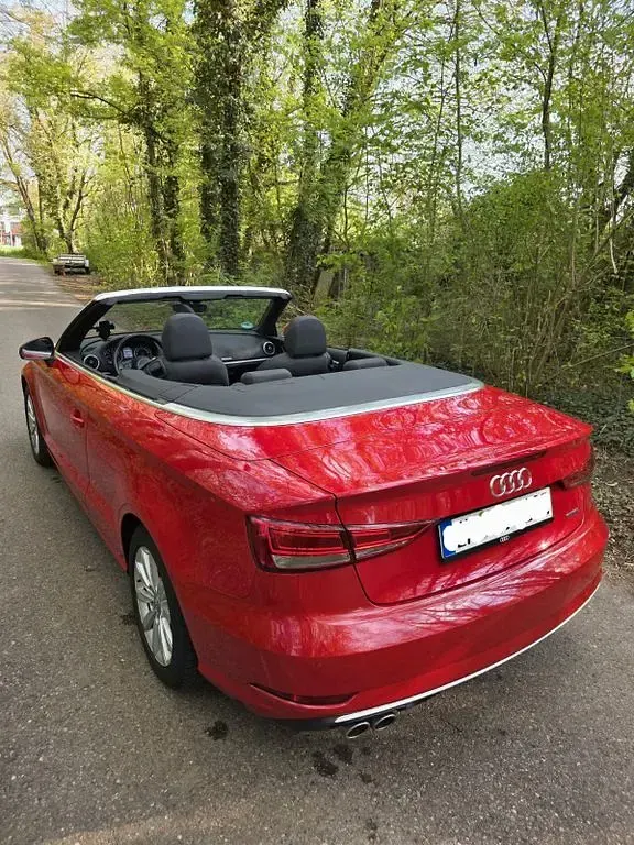 Używany Audi A3 Cabriolet Design 190 KM (139 kW) 2019 Czerwony Kabriolet