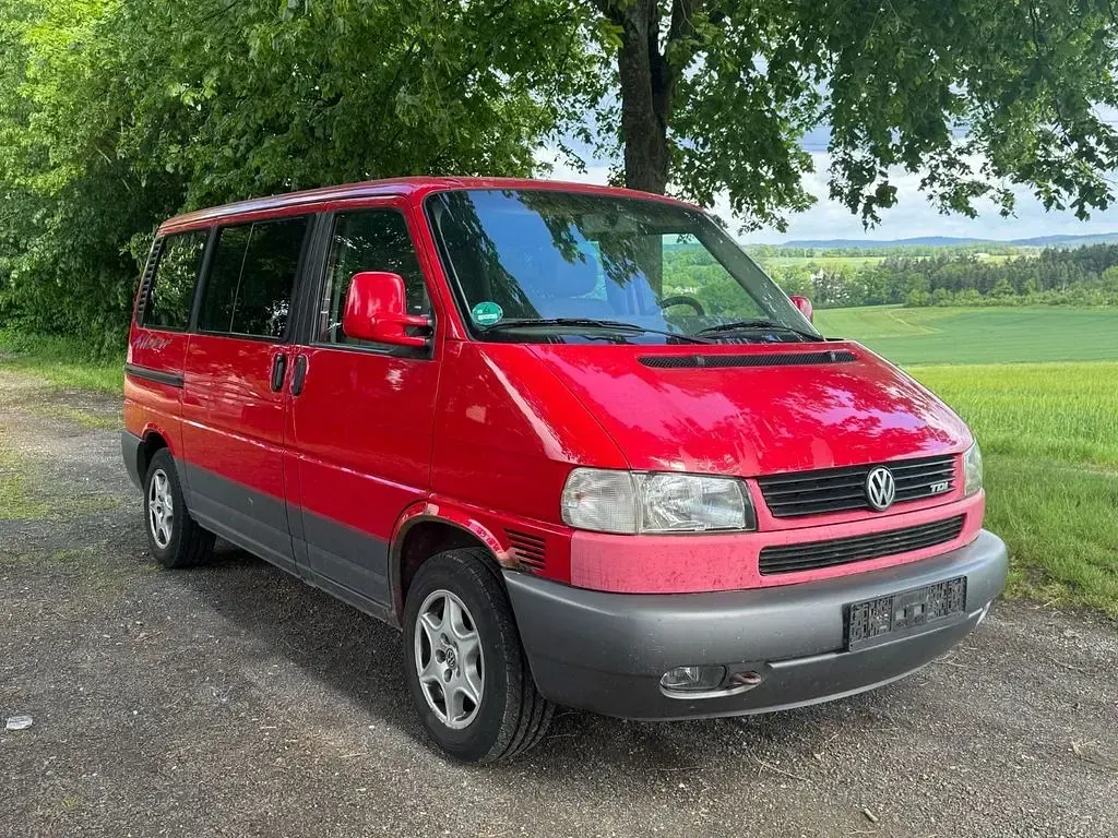 Używany VW T4 Allstar 102 KM (75 kW) 1998 Czerwony Van