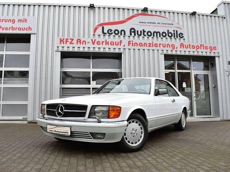 Arcticweiss Gebraucht 1989 Mercedes 420 Coupé | 19.990 € - Bild 1/4
