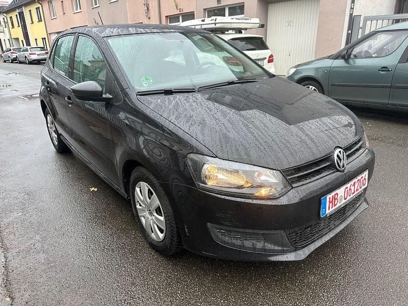 Gebraucht VW Polo Trendline 75 PS (55 kW) 2010 Schwarz Kleinwagen