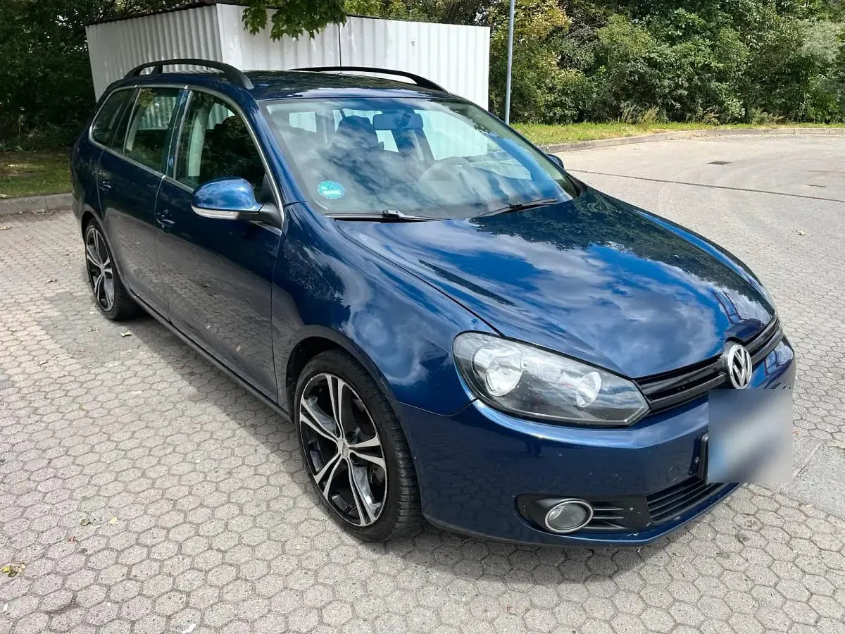 Gebraucht VW Golf VII Style 105 PS (77 kW) 2012 Blau Kombi