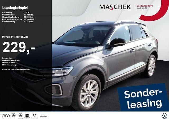 Gebraucht VW T-Roc Style 150 PS (110 kW) 2024 Indiumgrau schwarz SUV