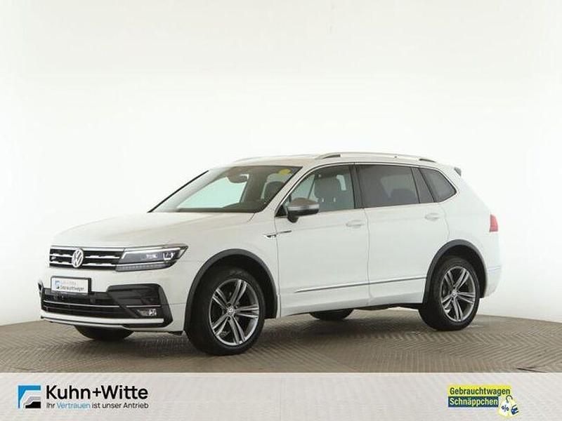 Pure white Gebraucht 2019 VW Tiguan Allspace Highline SUV | 27.325 € (Fairer Preis) - Bild 1/3