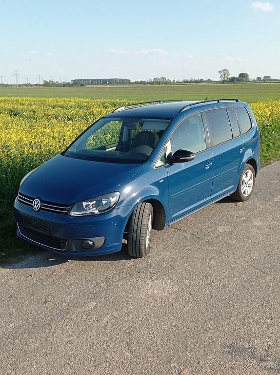 Gebraucht VW Touran Match 140 PS (102 kW) 2012 Blau Van / Kleinbus