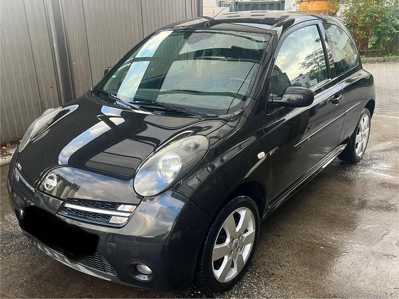 Schwarz Gebraucht 2006 Nissan Micra Kleinwagen | 4.000 € (Teuer) - Bild 1/4
