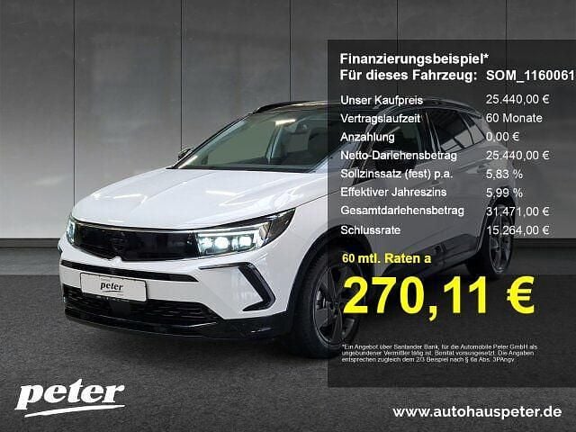 Weiß Gebraucht 2024 Opel Grandland X GS Line SUV | 25.440 € (Fairer Preis) - Bild 1/4