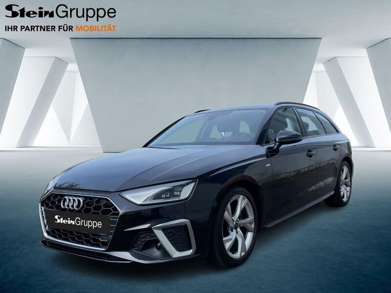 Mythosschwarz metallic Gebraucht 2023 Audi A4 S-Line Kombi | 31.440 € (Guter Preis) - Bild 1/4