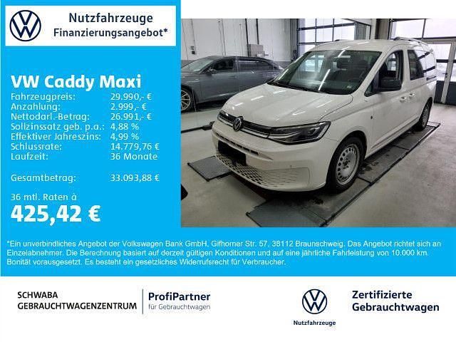 Gebraucht VW Caddy Maxi Style 114 PS (83 kW) 2023 Weiß Van / Kleinbus