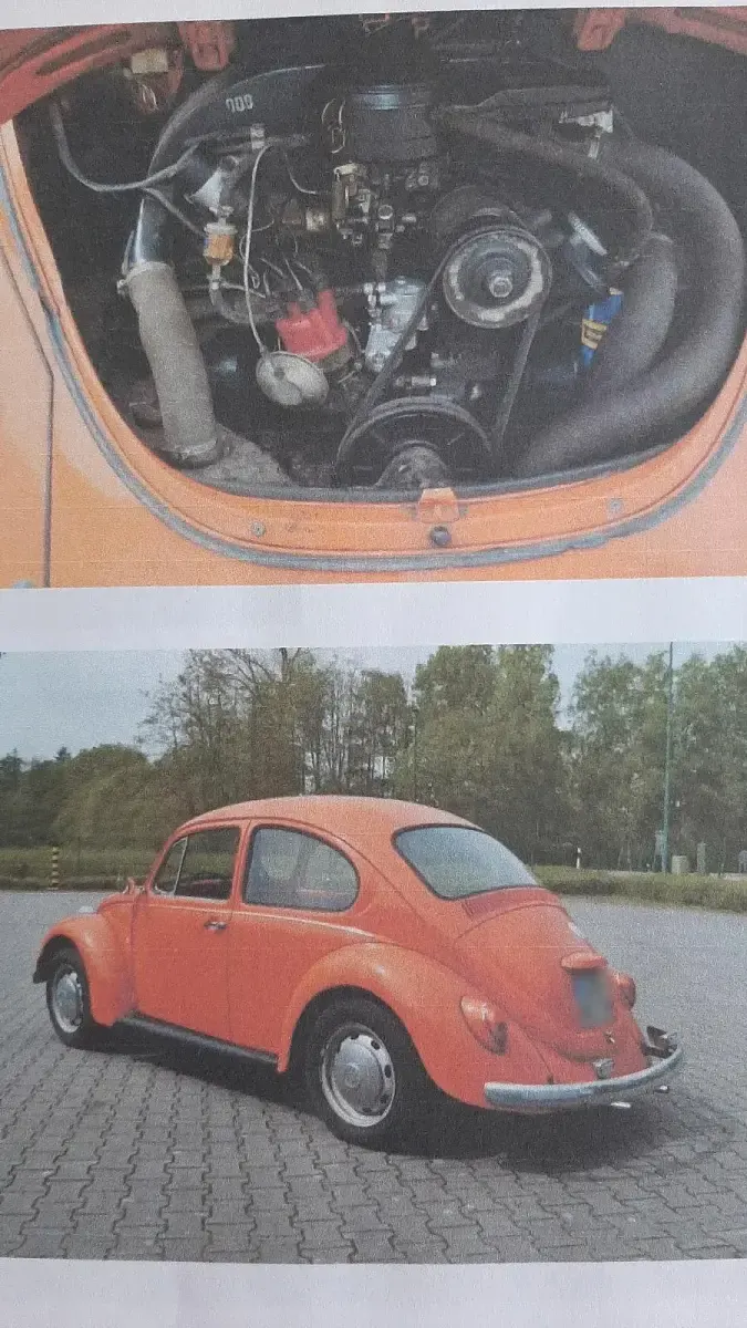 Gebraucht VW Käfer 34 PS (25 kW) 1972 Orange Kleinwagen