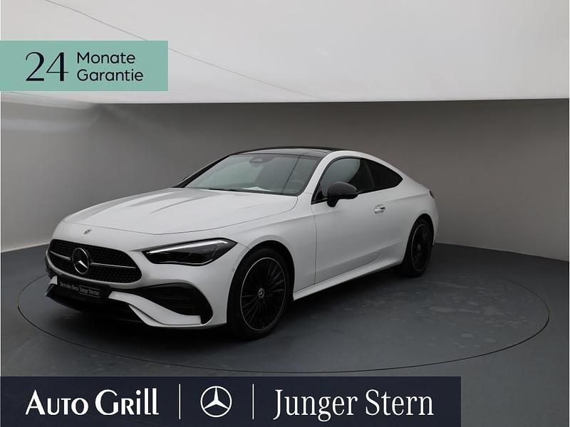 Designo opalithweiss bright Gebraucht 2024 Mercedes CLE220 AMG Coupé | 49.720 € (Guter Preis) - Bild 1/4