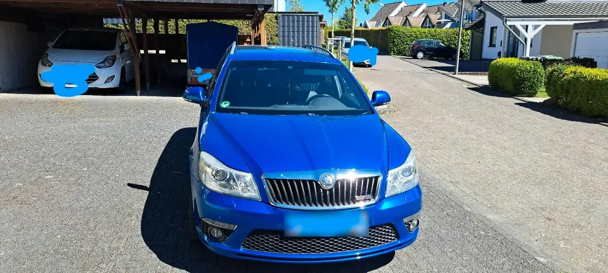 Gebraucht Skoda Octavia RS 170 PS (125 kW) 2012 Blau Kombi