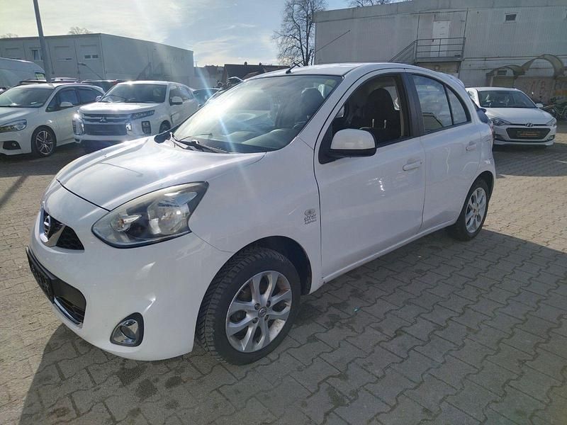 Gebraucht Nissan Micra Acenta 80 PS (58 kW) 2015 Weiß Kleinwagen