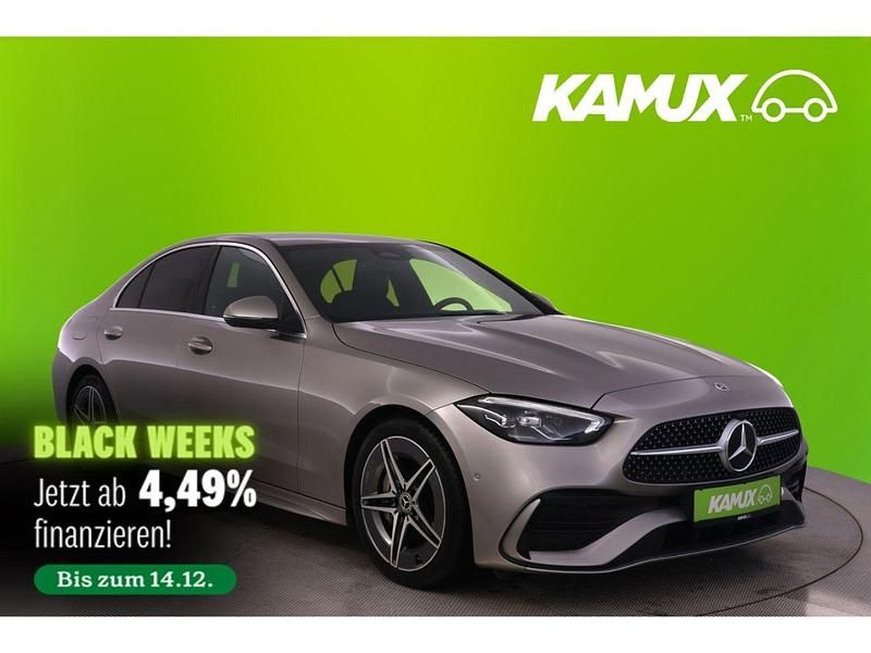 Silber Gebraucht 2022 Mercedes C300 AMG line Limousine | 40.889 € (Etwas zu teuer) - Bild 1/3