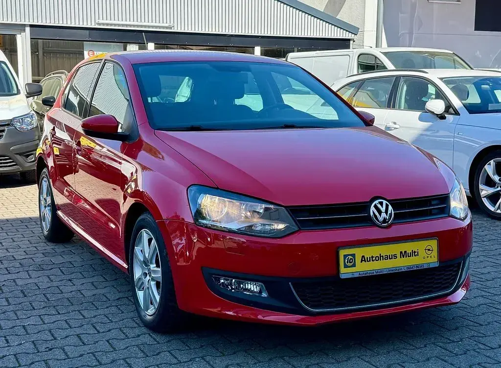 Gebraucht VW Polo Highline 86 PS (63 kW) 2009 Rot Limousine