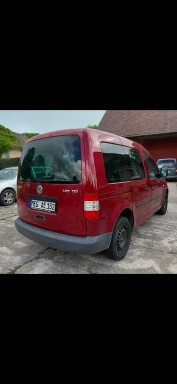 Gebraucht VW Caddy Life 105 PS (77 kW) 2005 Rot Van / Kleinbus
