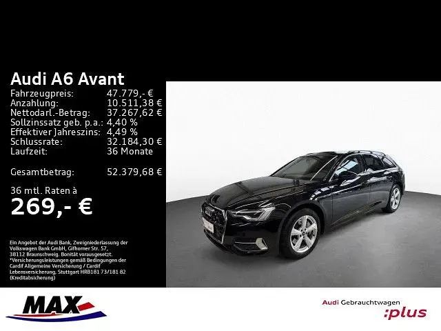 Brugt Audi A6 Advanced 265 HK (194 kW) 2025 Sort Stationcar