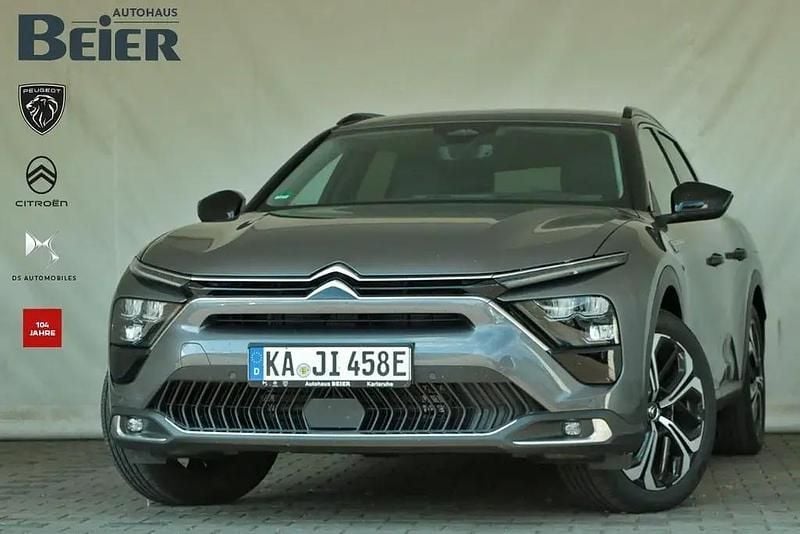 Grau (platinum grau) Gebraucht 2023 Citroën C5 X Shine Limousine | 25.980 € (Guter Preis) - Bild 1/4